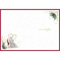 Lovely Sister Me to You Bear Christmas Card Extra Image 1 Preview